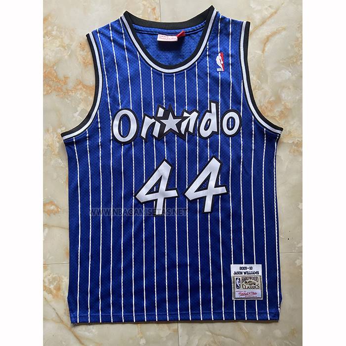Camiseta Orlando Magic Brandon Williams NO 44 Mitchell & Ness 2009-10 Azul